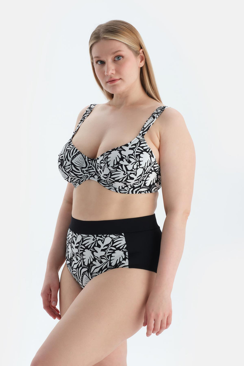 Multicolor Korseli Toparlayıcı Bikini Üst