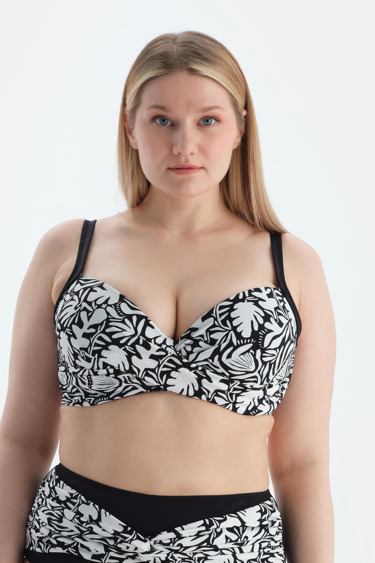 Multicolor Korseli Toparlayıcı Bikini Üst