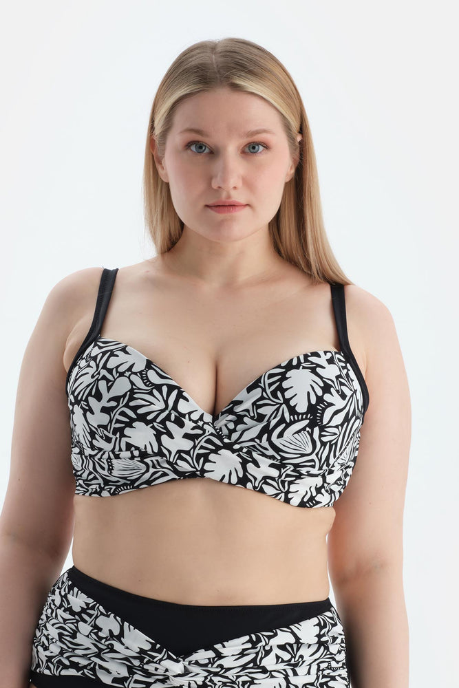 Multicolor Korseli Toparlayıcı Bikini Üst