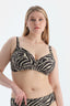 Multicolor Korseli Toparlayıcı Bikini Üst