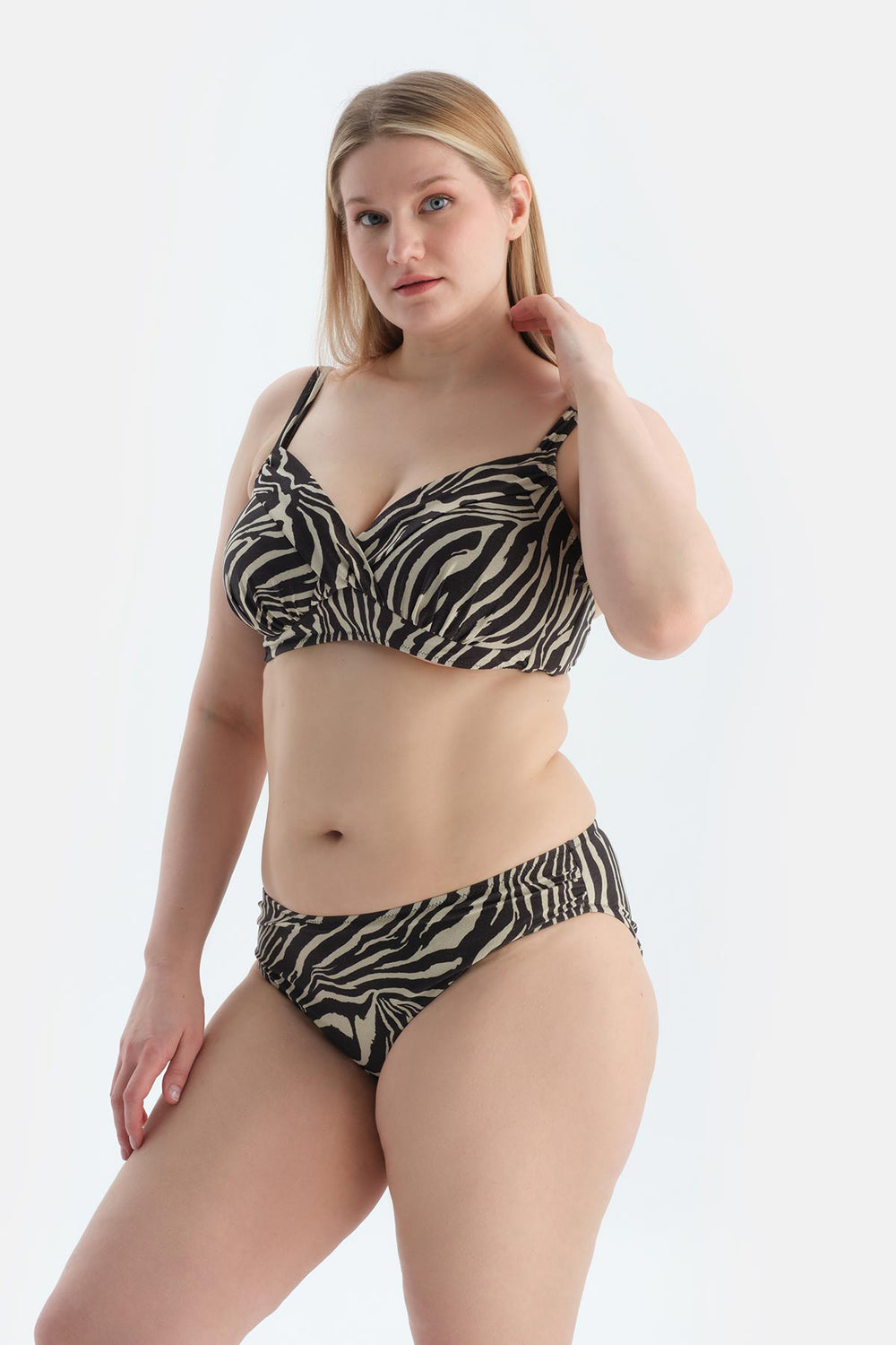 Multicolor Korseli Toparlayıcı Bikini Üst