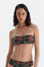 Multicolor Straplez Bikini Üst