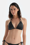 Siyah Üçgen Küçük Bikini Üst