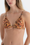 Multicolor Üçgen Küçük Bikini Üst