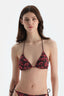 Multicolor Üçgen Küçük Bikini Üst