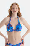 Multicolor Üçgen Küçük Bikini Üst