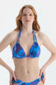 Multicolor Üçgen Küçük Bikini Üst
