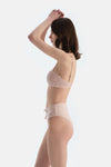 Ekru Straplez Bikini Üst