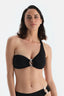 Siyah Tek Omuz Bikini Üst