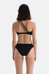 Siyah Tek Omuz Bikini Üst