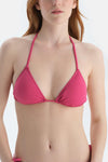 Fuşya Üçgen Küçük Bikini Üst
