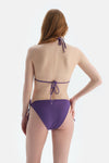 Mor Üçgen Küçük Bikini Üst