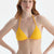 Sarı Üçgen Küçük Bikini Üst