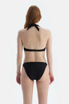 Siyah Straplez Bikini Üst