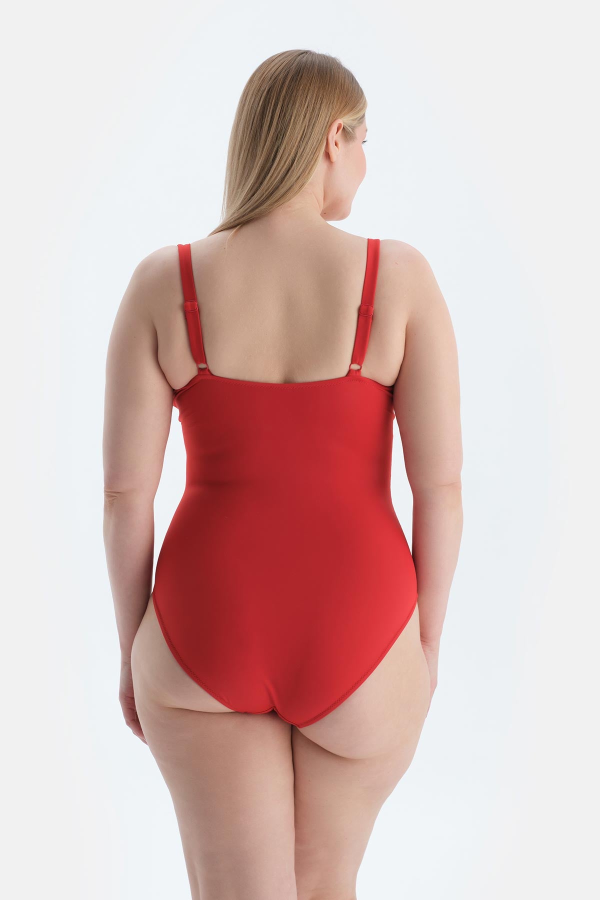 Kırmızı Korseli Toparlayıcı Mayo