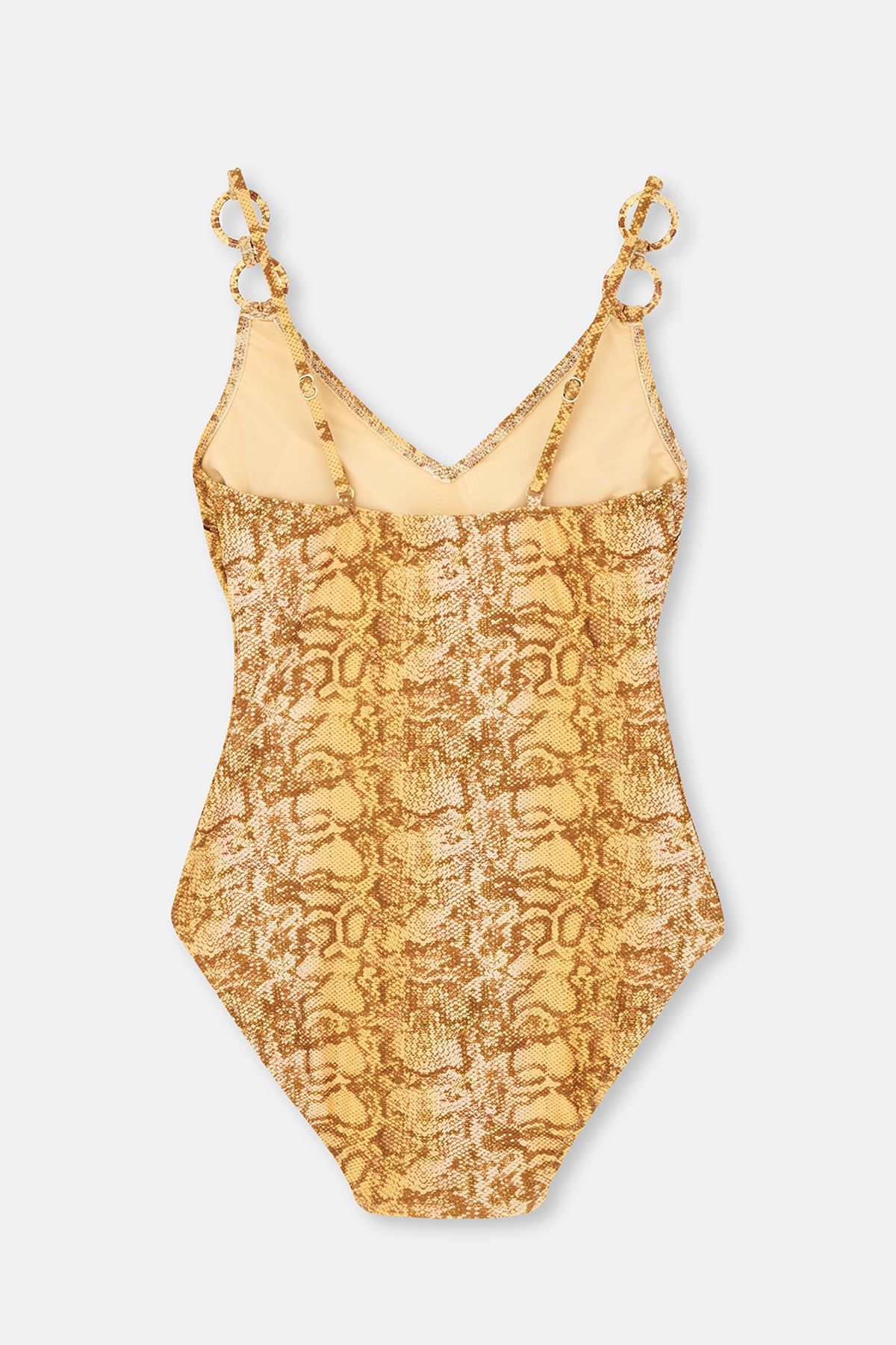 Multicolor V Yaka Desenli Mayokini