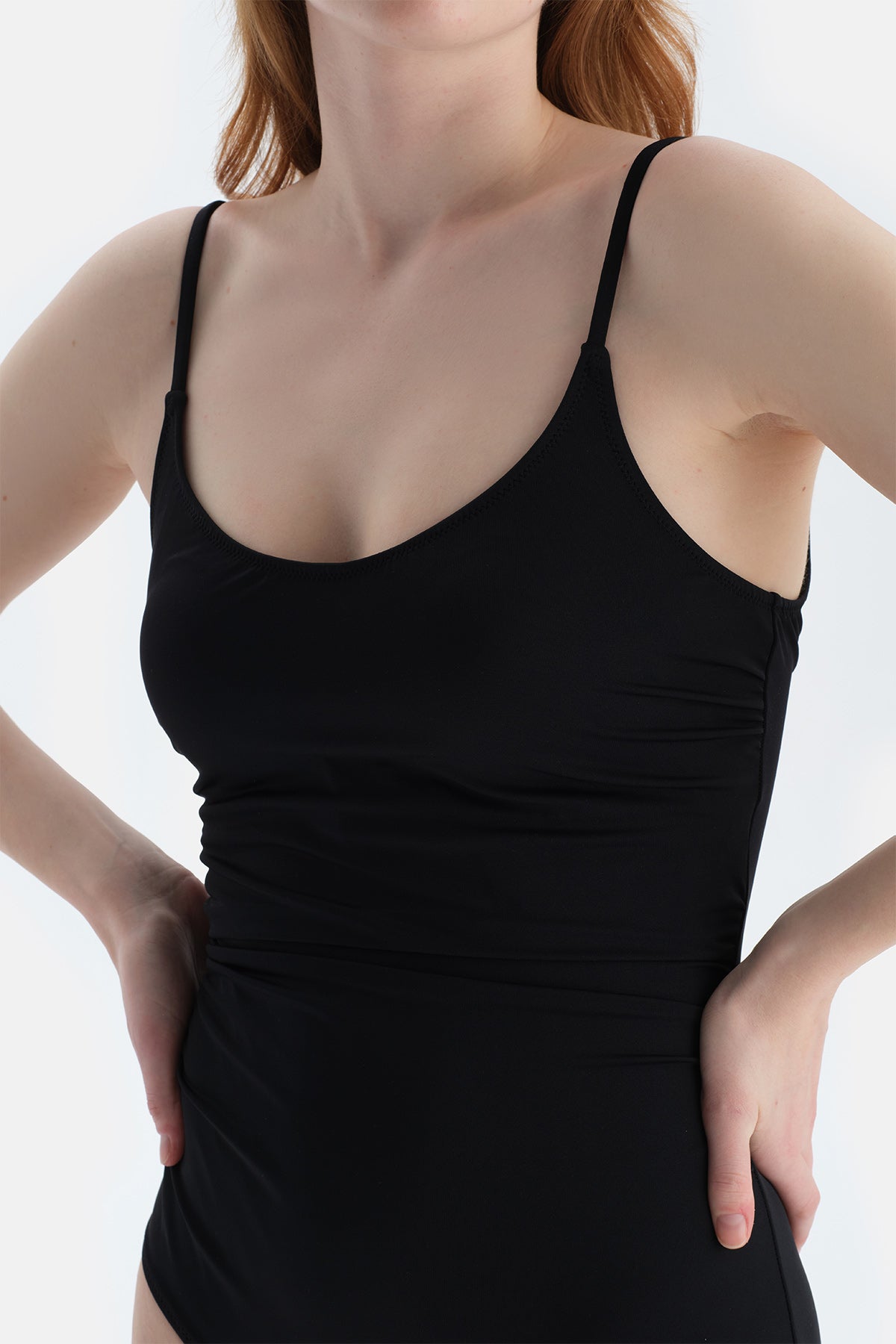 Siyah Korseli Toparlayıcı Mayo