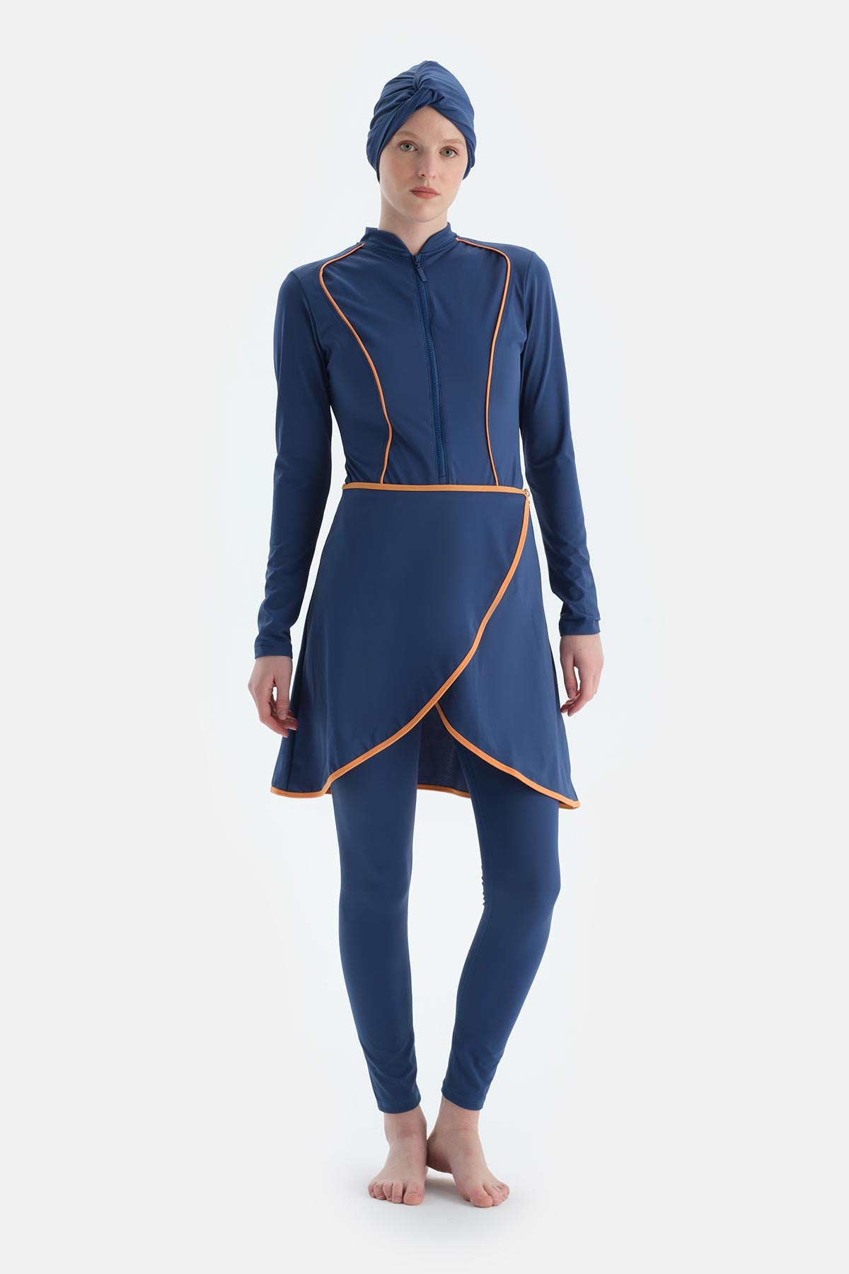 Indigo Fermuarlı Uk. 4 Parçalı Set