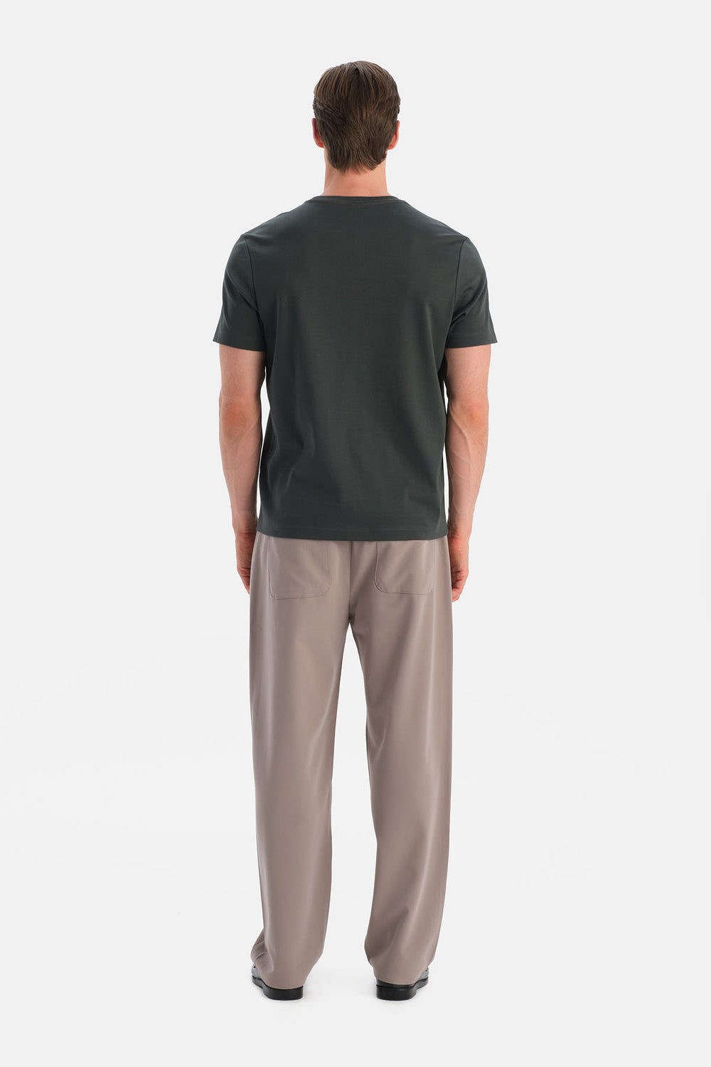 Füme Bis Yaka Regular Tişört