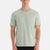 Mint Yeşili Bis Yaka Kısa Kollu Regular Tişört