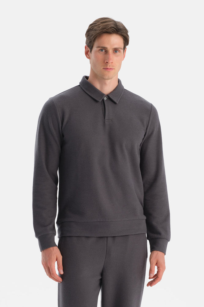 PATLI YAKALI SWEATSHIRT