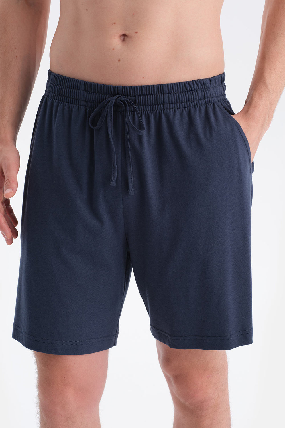 Lacivert Pat ve Cep Detaylı Üçlü Takım