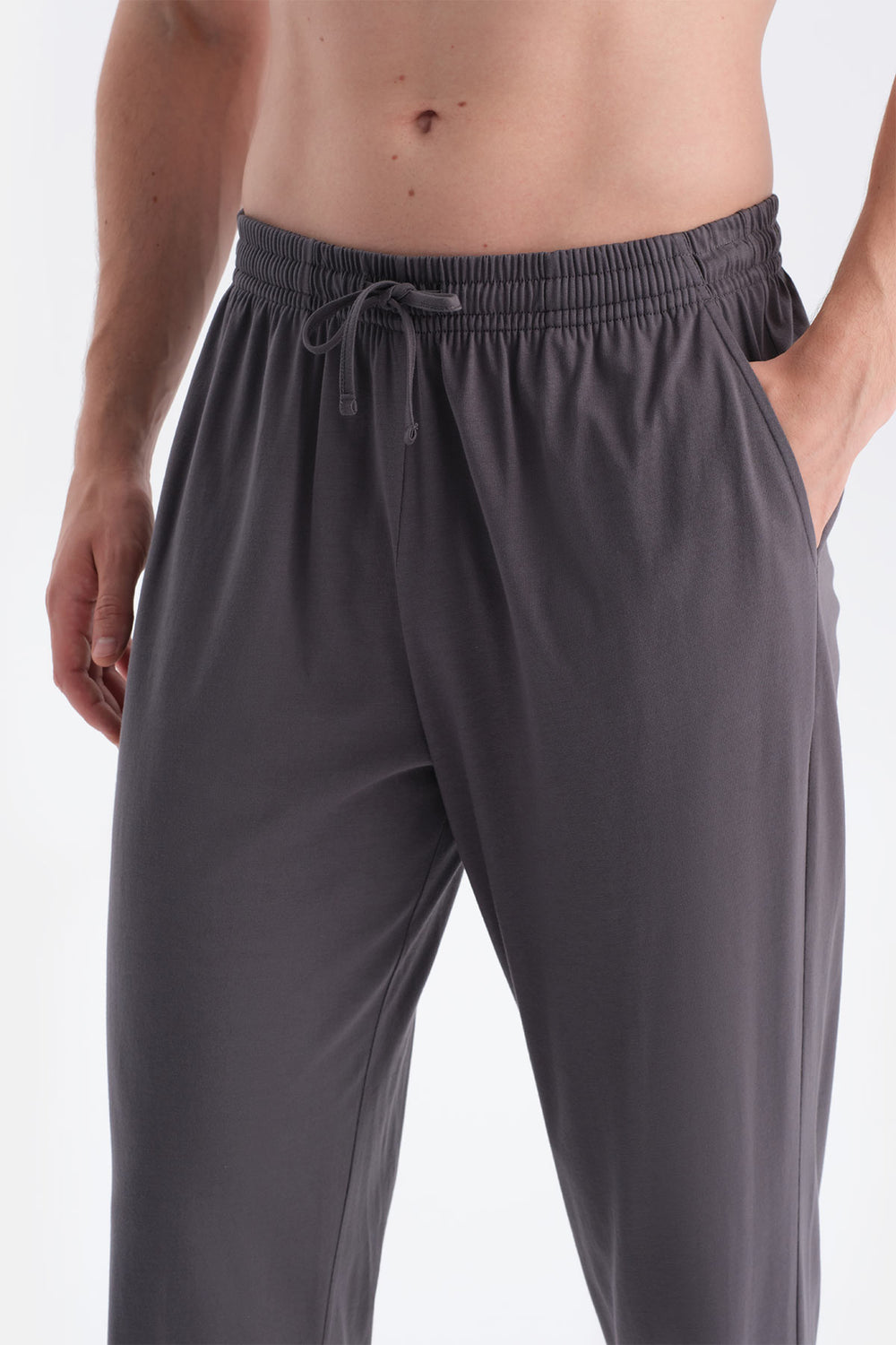 Gri Cepli Tişört Pantolon Takım