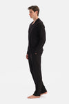 Siyah Uzun Kollu Gömlek Pantolon Takım