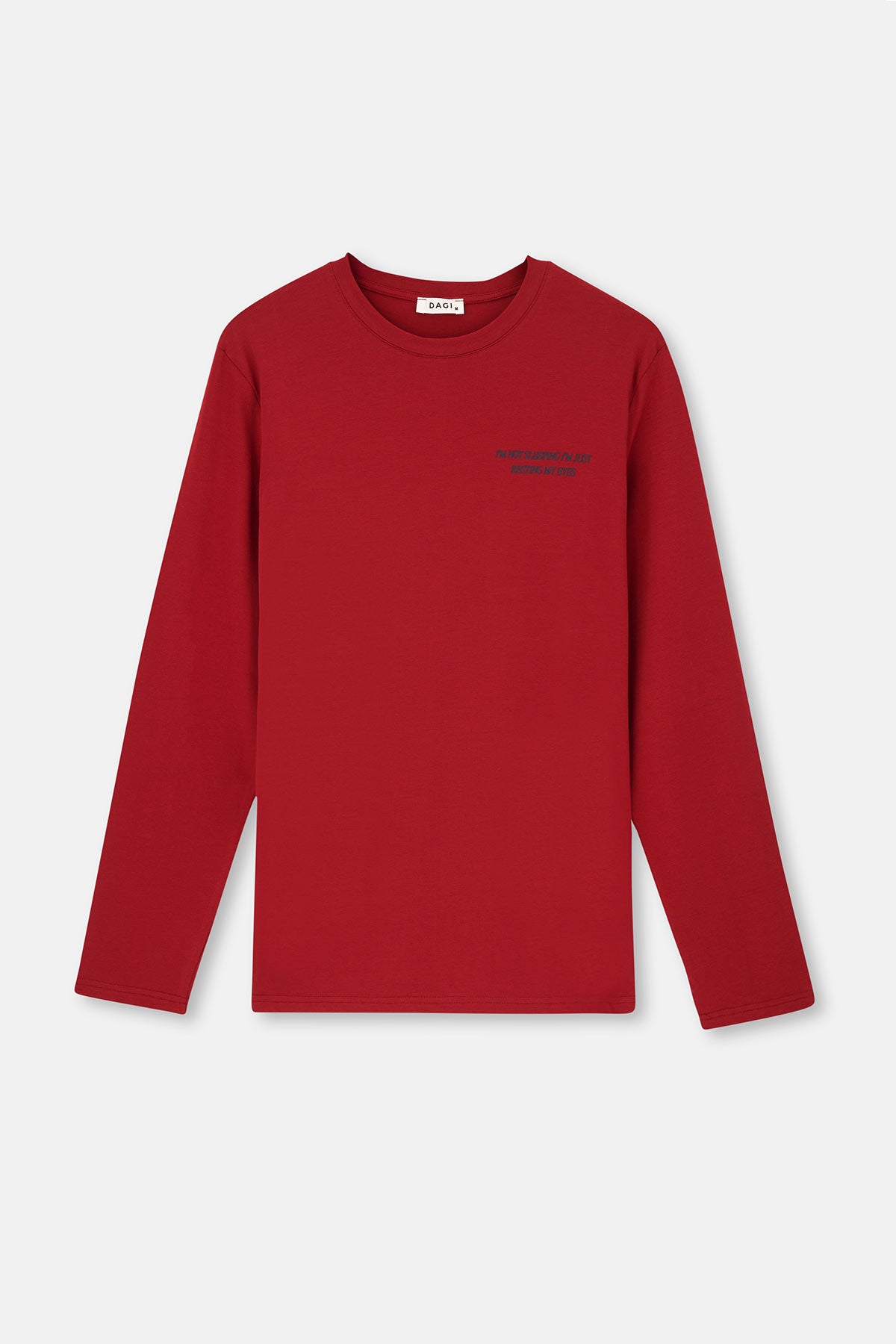 Kırmızı Erkek Uzun Kollu Pijama Takımı