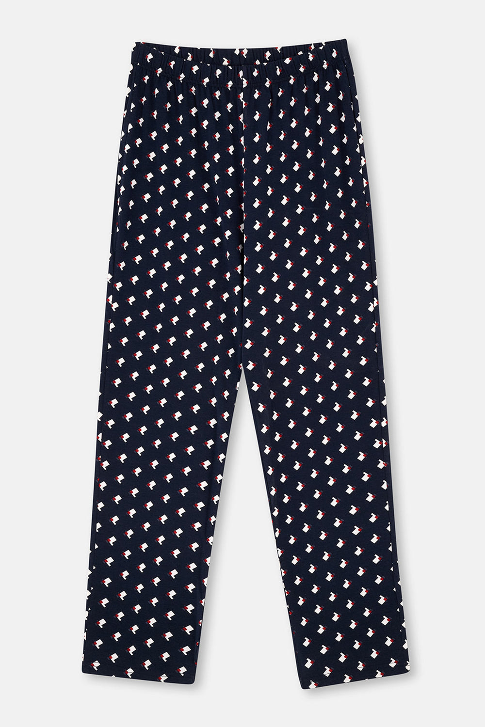 Kırmızı Erkek Uzun Kollu Pijama Takımı