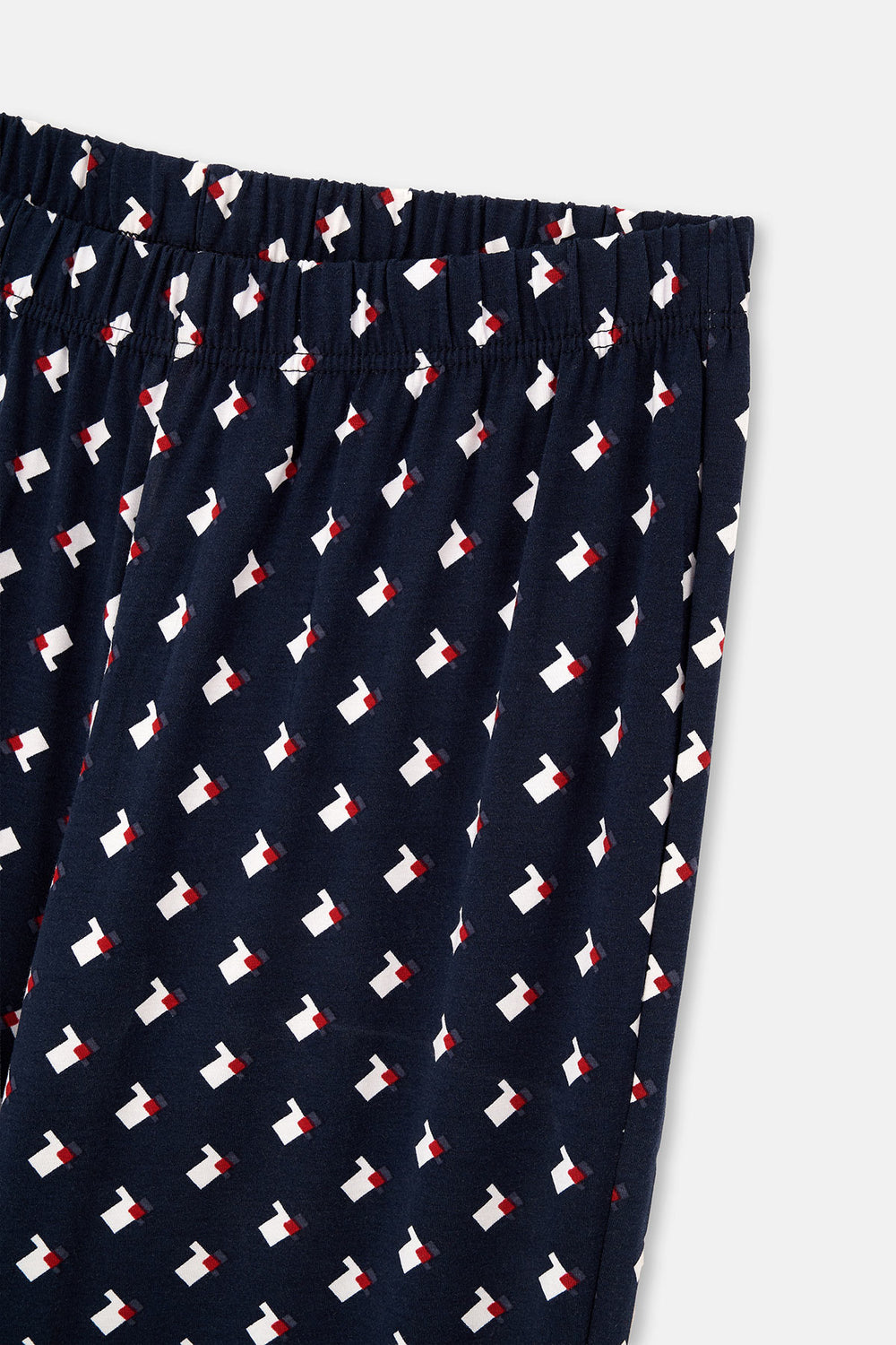 Kırmızı Erkek Uzun Kollu Pijama Takımı