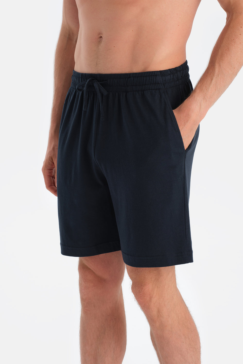 Mavi Uzun Kollu Pat Ve Cep Detaylı Üçlü Takım