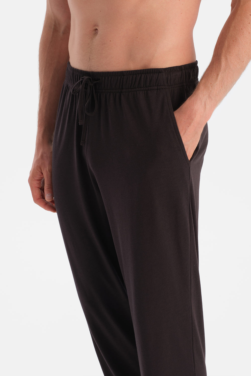 Sütlü Kahve Travel Pamuk Modal Tişört Pantolon Pijama Seti