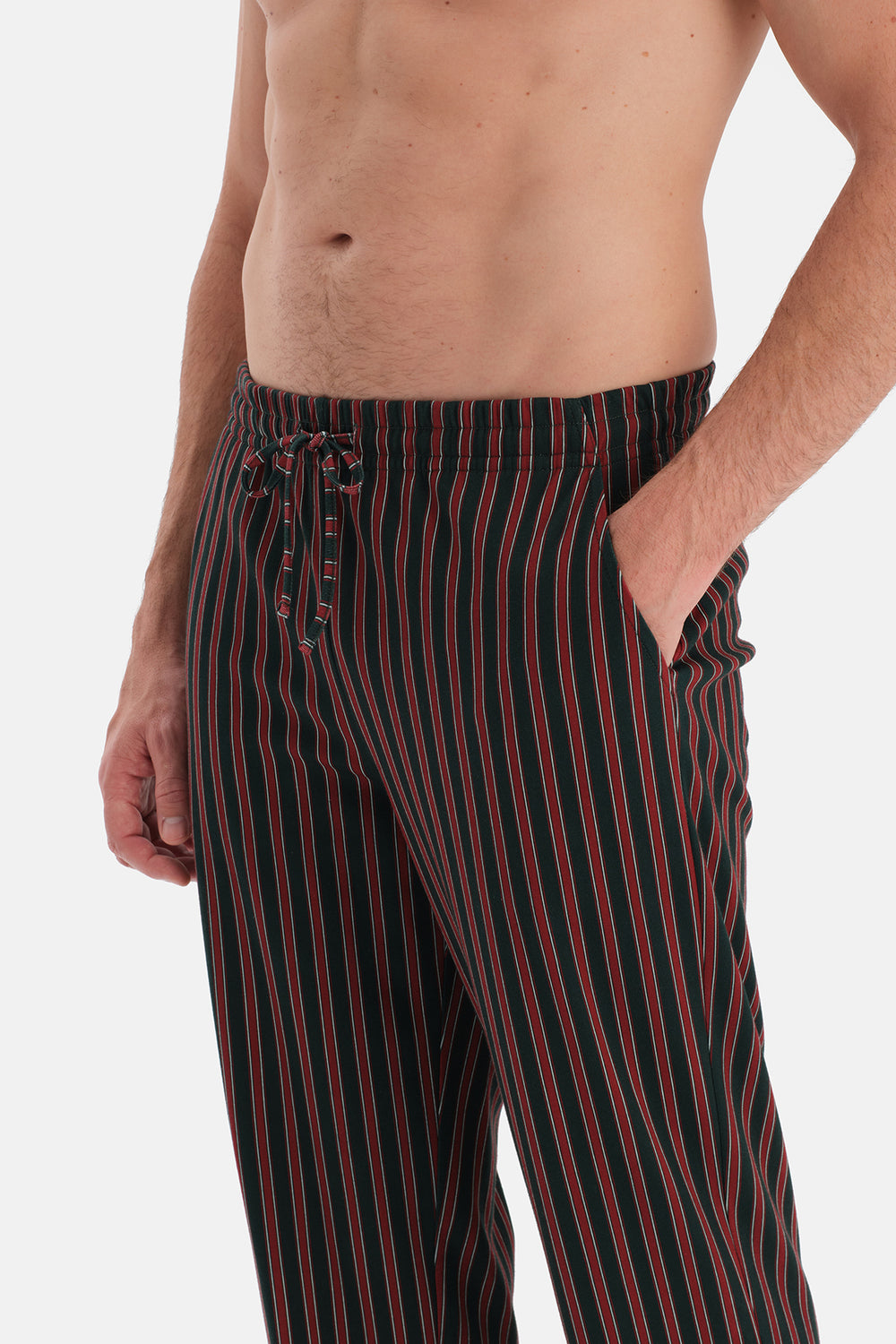 Yeşil Uzun Kollu Cepli Tişört Pantolon Takım