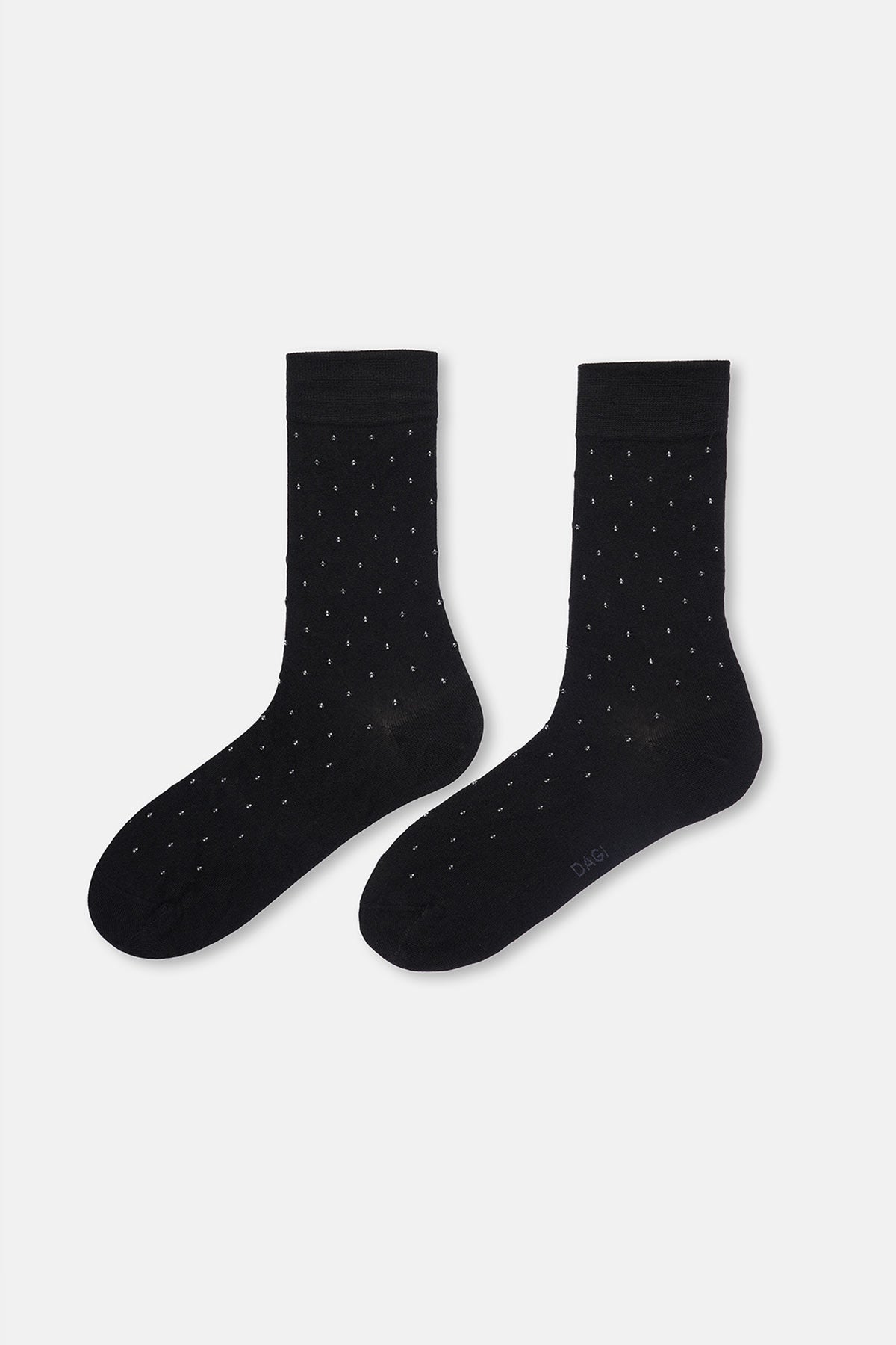 Bordo-Siyah Erkek 2'li Mini Desen Bambu Çorap