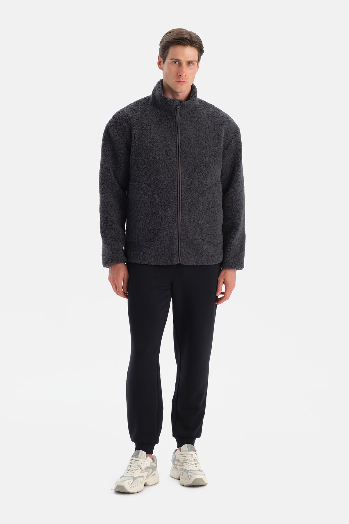 ERKEK FERMUARLI SWEATSHIRT