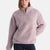 Lila Kadın Yarım Fermuarlı Sweatshırt