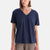 Lacivert V Yaka Kısa Kollu Tişört
