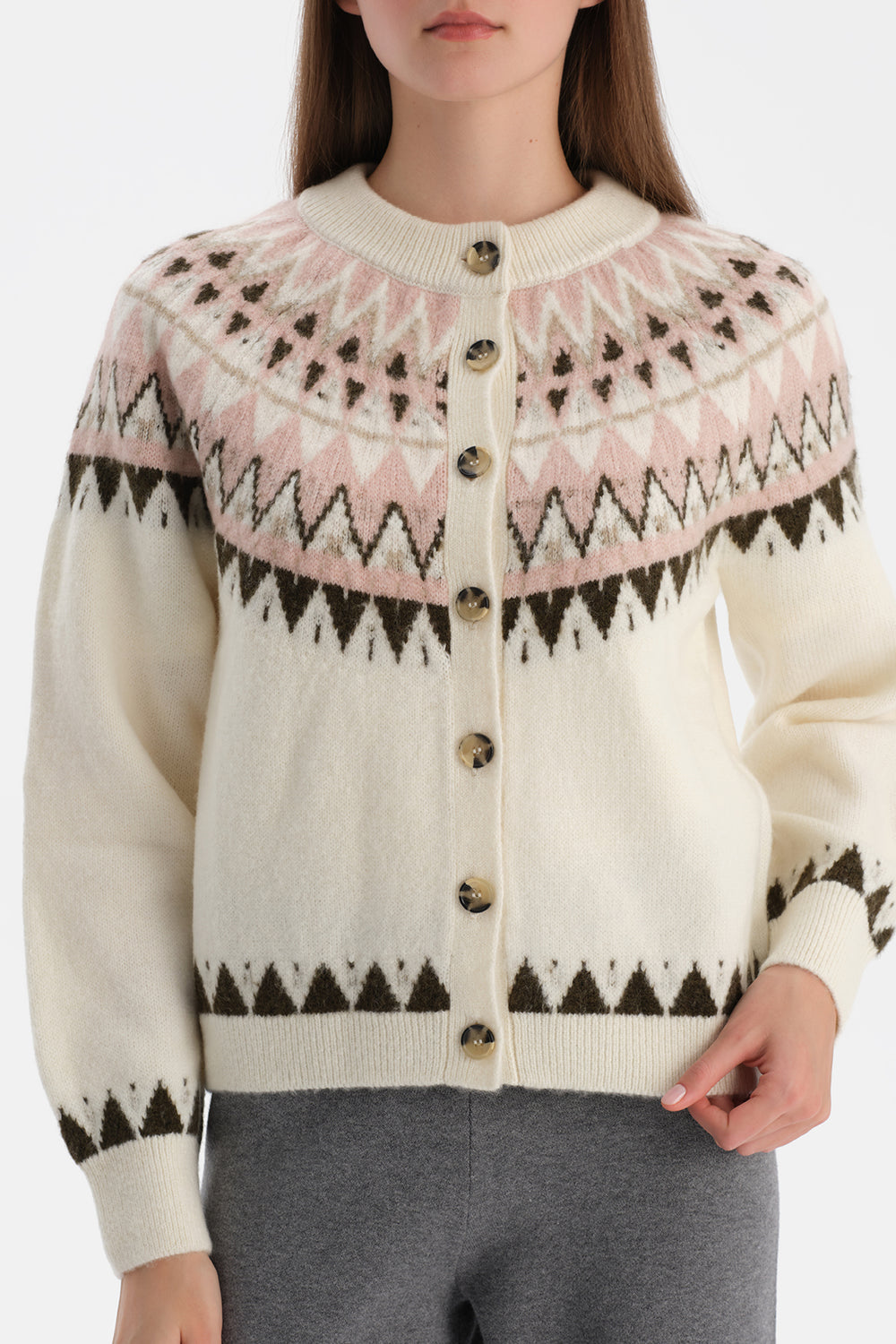 ETNİK DESENLİ YILBAŞI HIRKA