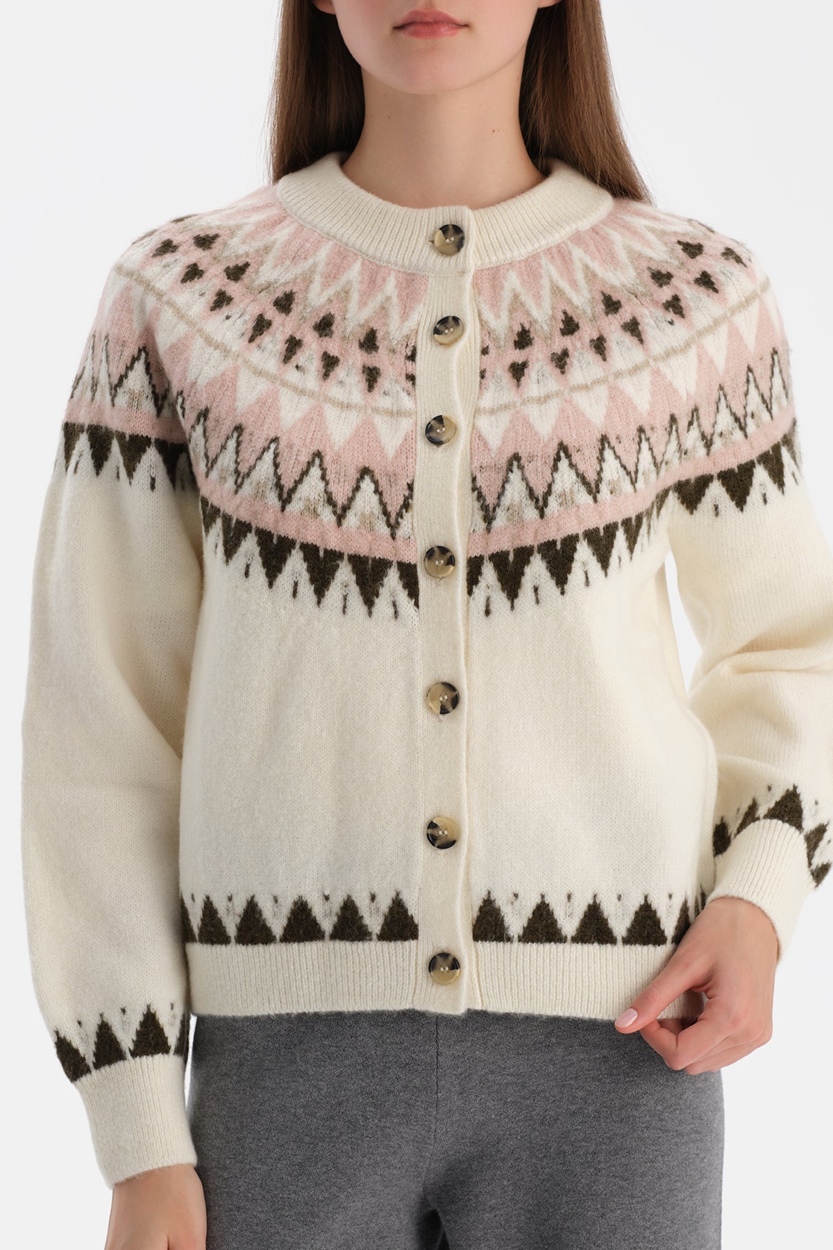 ETNİK DESENLİ YILBAŞI HIRKA