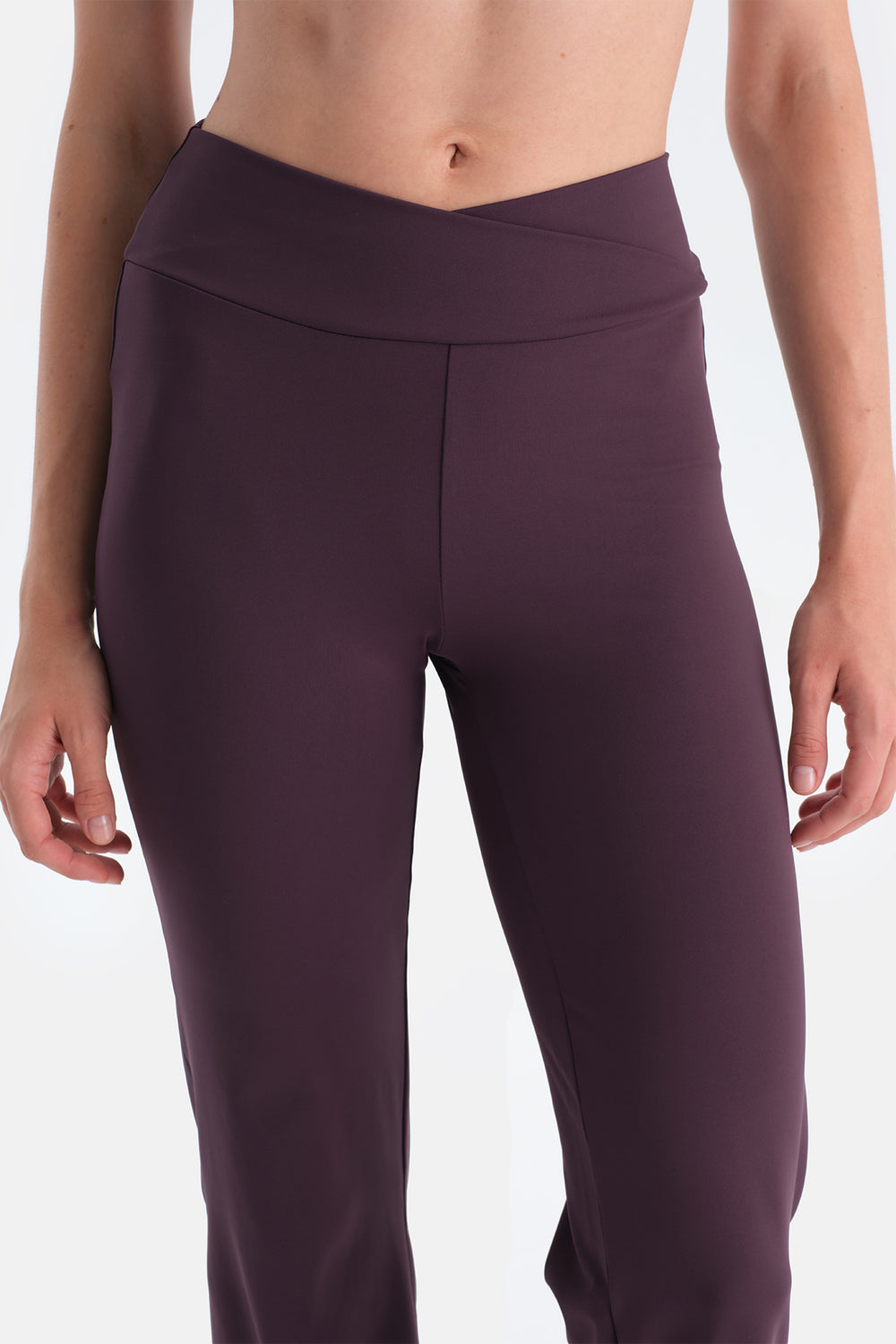 Mürdüm Kadın İspanyol Paça Tayt