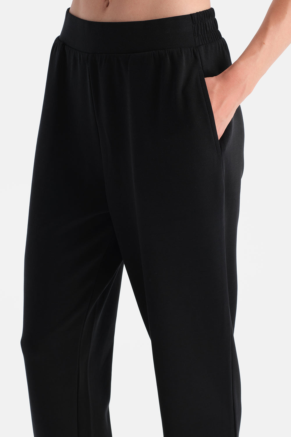 Siyah Kadın Modal Jogger Eşofman Altı