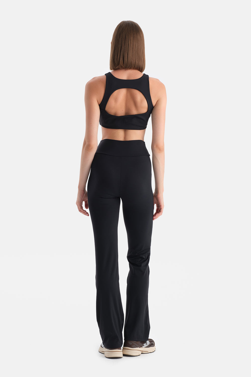 Siyah Kadın Yoga Pantolonu