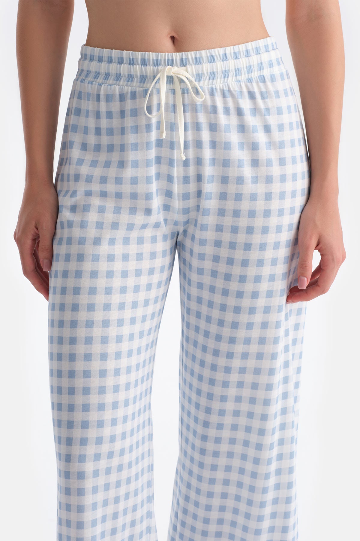 Ekru Kuş BaskılıTişört Pantolon Takım