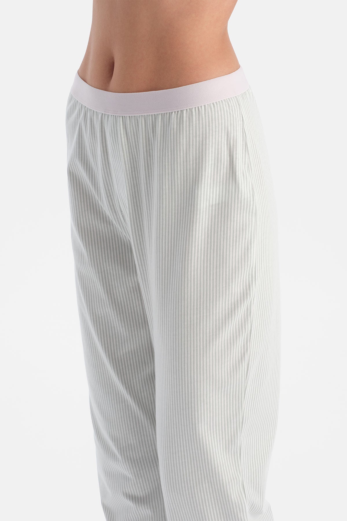 Açık Lila Baskılı Uzun Kollu Tişört Pantolon Takım