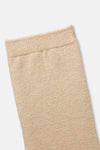 Bej Kadın Yün Karışımlı Basic Çorap