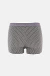 Gri Desenli Pamuk Boxer