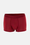 Kırmızı-Siyah 3'lu Desenli Micro Modal Boxer