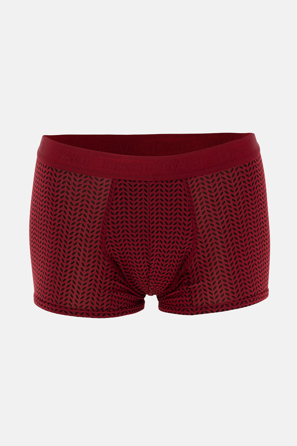 Kırmızı-Siyah 3'lu Desenli Micro Modal Boxer