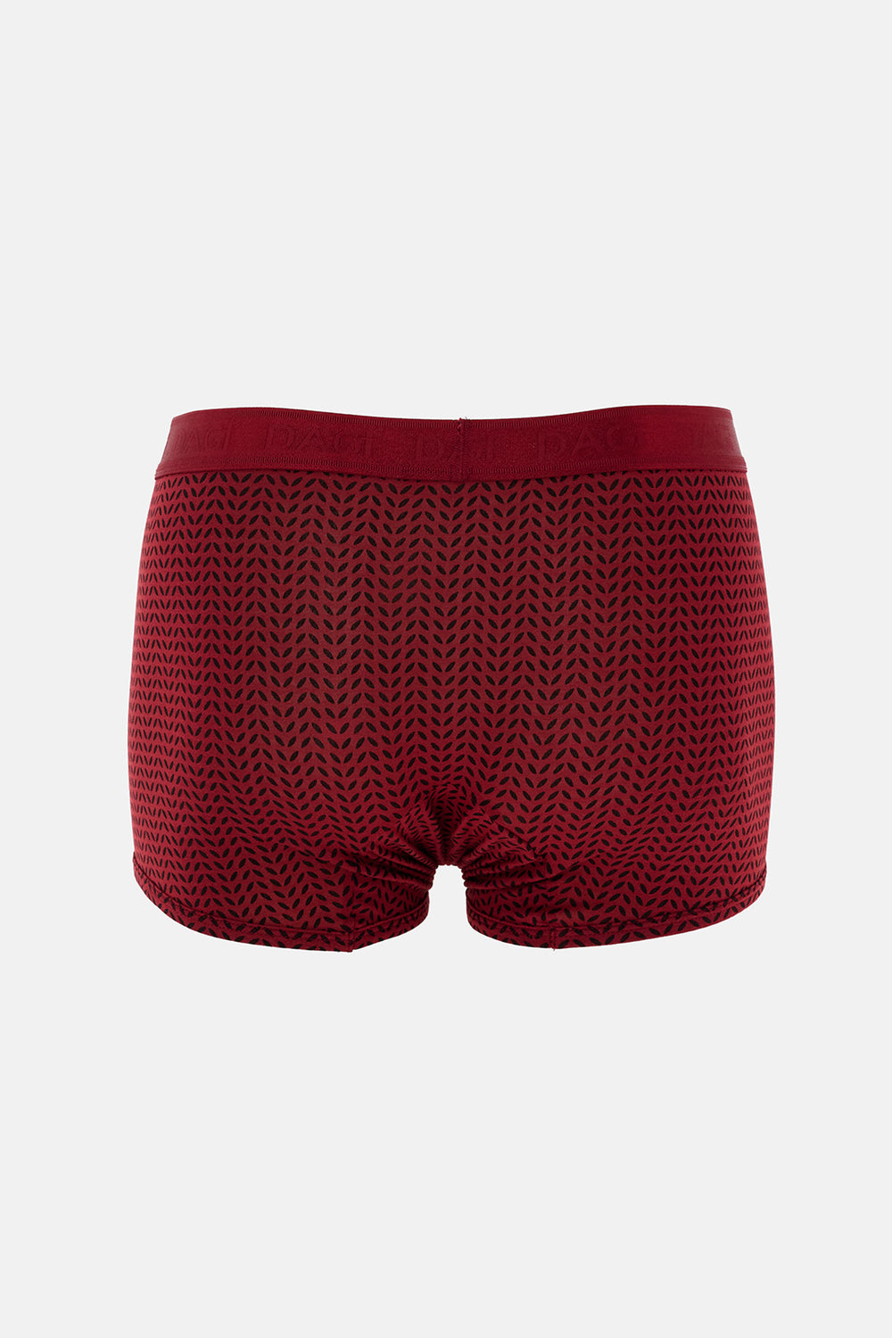 Kırmızı-Siyah 3'lu Desenli Micro Modal Boxer